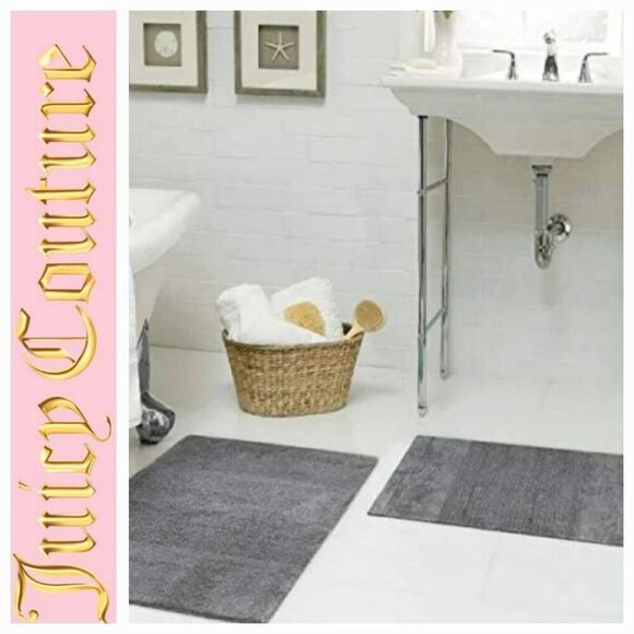 Juicy Couture Brooklyn Vintage Reversible Bath Rug Set